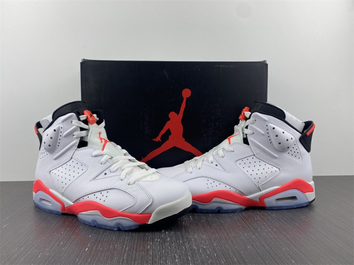 air jordan 6 "white infrared" 384664-123