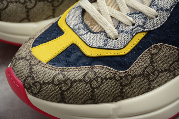 g*u*i ace embroidered low-top sneaker e2284