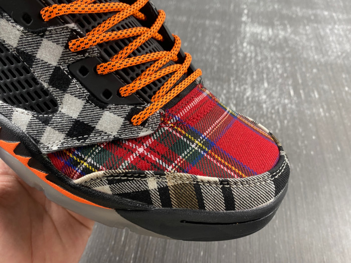 air jordan 5 gs “plaid” fd4814-008