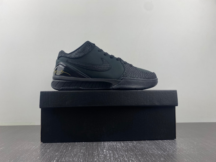 nike kobe 4 protro “black gold” fq3544-001