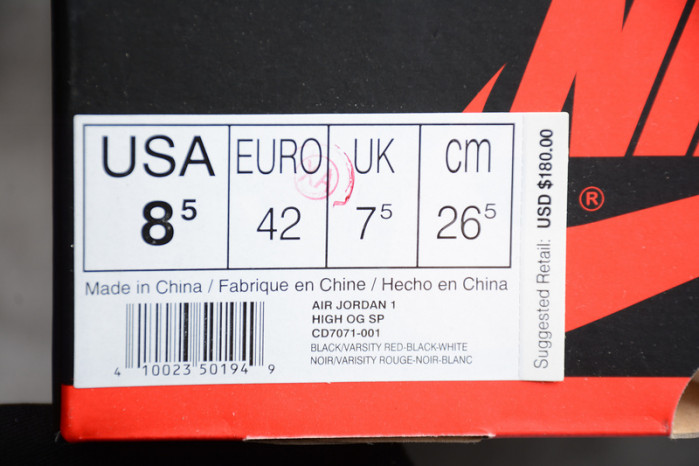 air jordan 1 retro high og