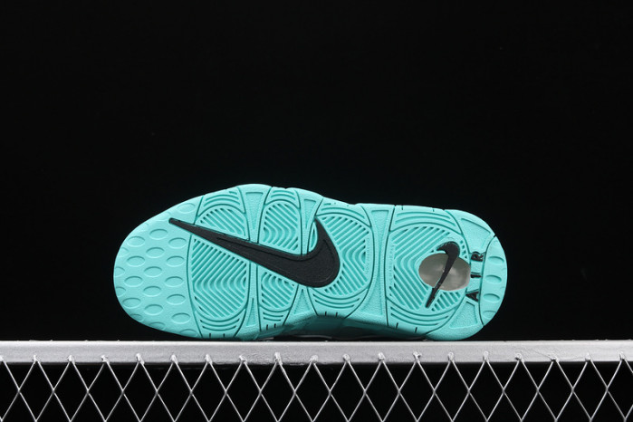 air more uptempo light aqua/black-white 415082-403