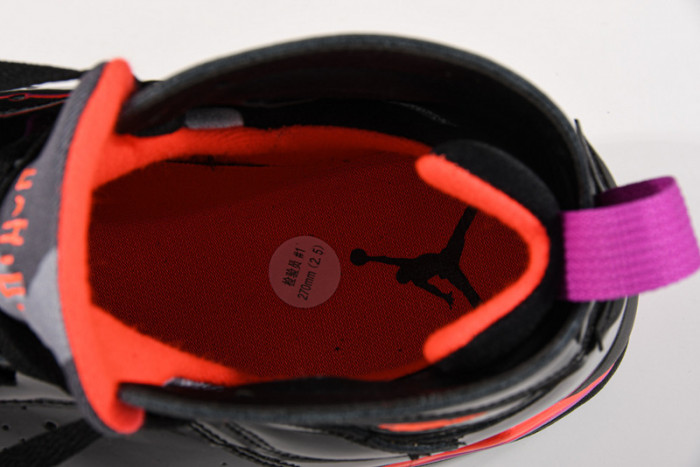 jordan 7 retro black patent (w) 313358-006
